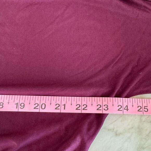 Ann Taylor Drape Neck Dolman Top blouse in plum color size M - Picture 5 of 6